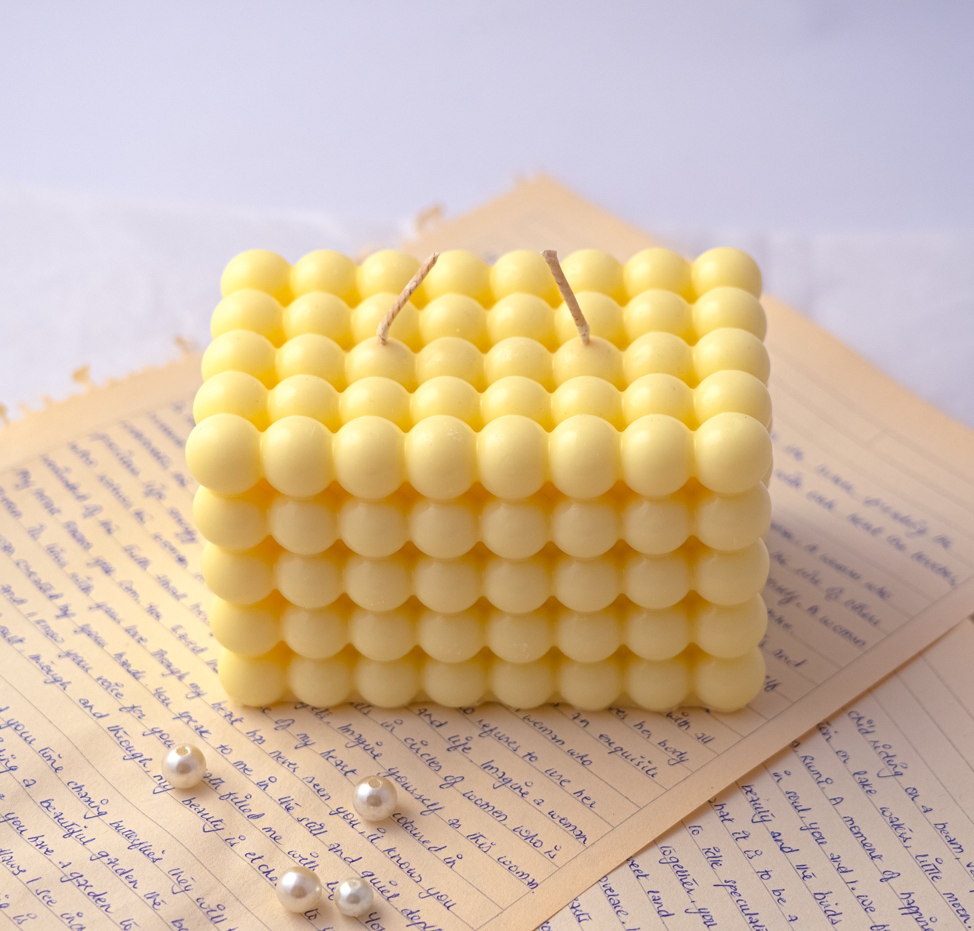 Interior Accessory UAE Yellow Candles